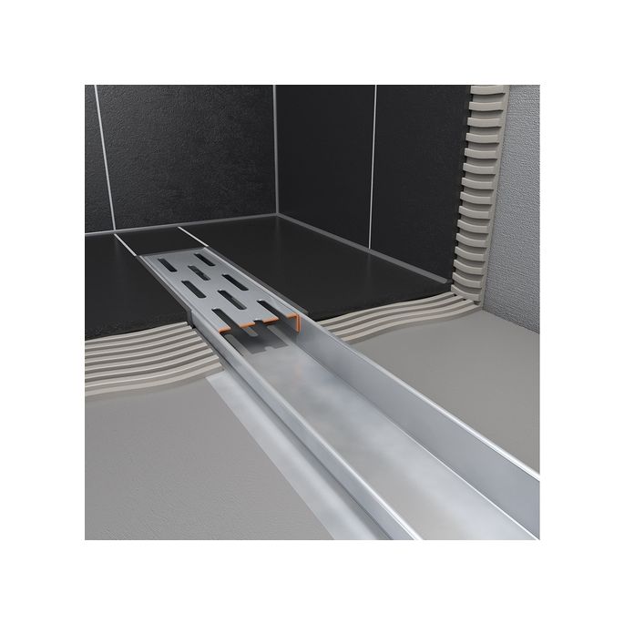 Easy Drain Compact 30 Flens EDCOMPR60030 douchegoot met RVS flens 60cm zijuitloop