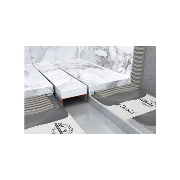 Easy Drain Compact 50 Modulo Stone EDM1NAT70050 douchegoot 70cm zijuitloop