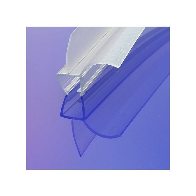 Exa-Lent Universal DS271008 helder doucheprofiel 2 lange flapjes 100cm - 8mm