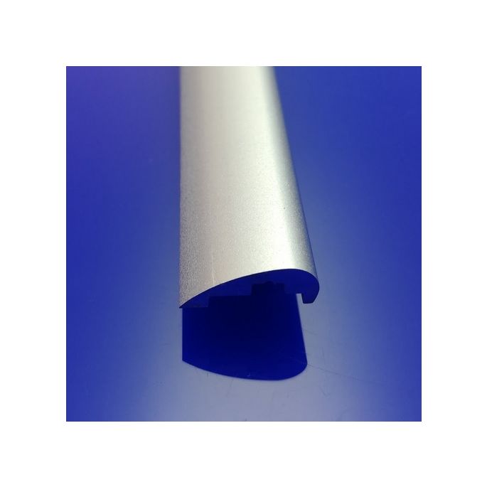 HSK E100050-2-01 waterdorpel, 100cm, alu mat zilver (set van 2, voor hoekinstap douchedeuren)