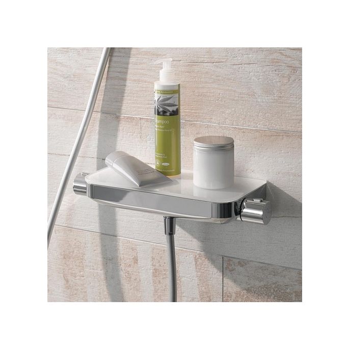 HSK Shower & Co! 1100164 opbouw veiligheidsthermostaat AquaTray met planchet chroom