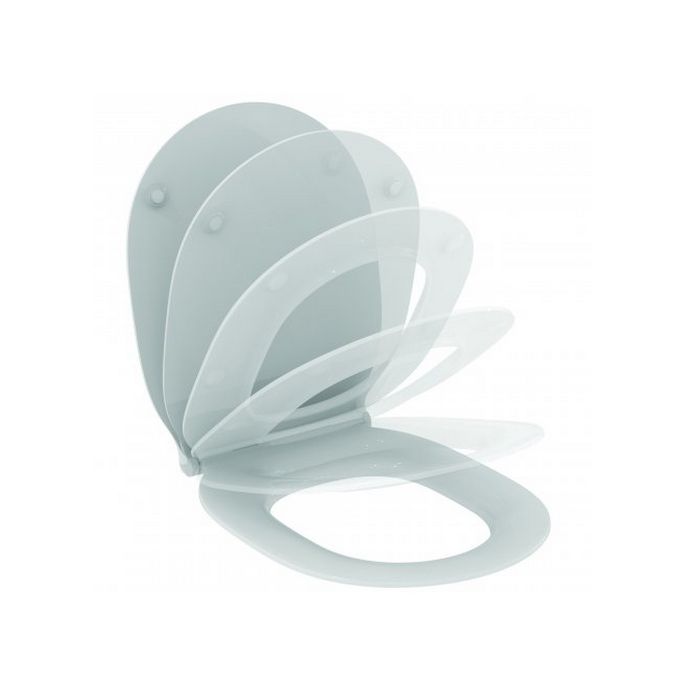 Ideal Standard Connect Air E036601 toiletzitting met deksel wit