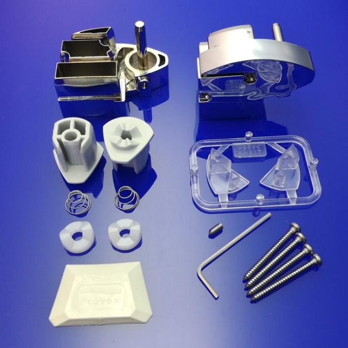 Provex Vario 1230SA05F+ scharnierset chroom