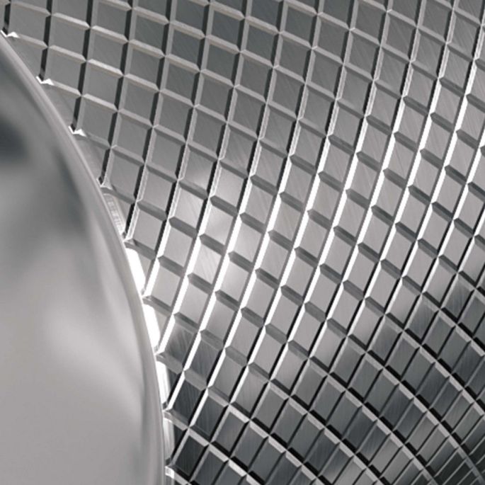 Brauer Carving 5-CE-083-S6-65 inbouw wastafelmengkraan met rechte uitloop en rozetten model A2 chroom