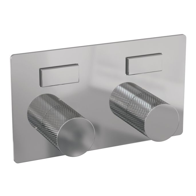 Brauer Carving 5-CE-198 thermostatische inbouw regendouche met drukknoppen SET 63 chroom