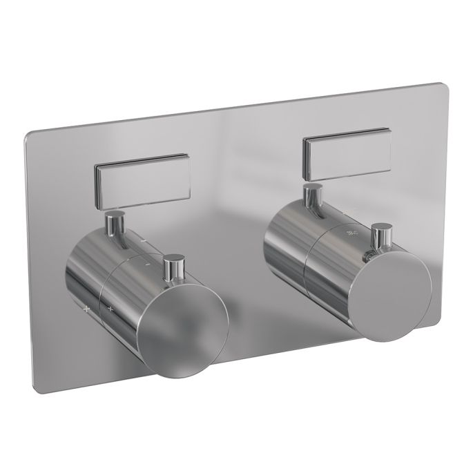 Brauer Edition 5-CE-163 thermostatische inbouw regendouche met drukknoppen SET 52 chroom