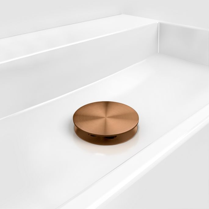 Clou Mini Wash Me CL/06.51022.83 plug met afdekkap brons geborsteld PVD