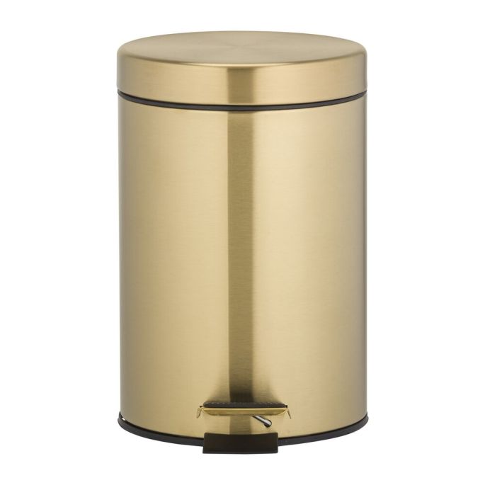 Geesa Hotel 91634-07 pedaalemmer 3 liter vrijstaand goud geborsteld