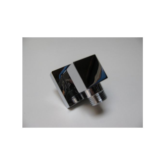 Bossini V00240 wandaansluitbocht chroom (OUTLET)