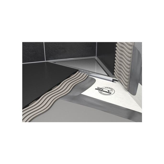 Easy Drain Aqua Jewels Delta AJDEZM doucheput 20x20cm zijuitloop