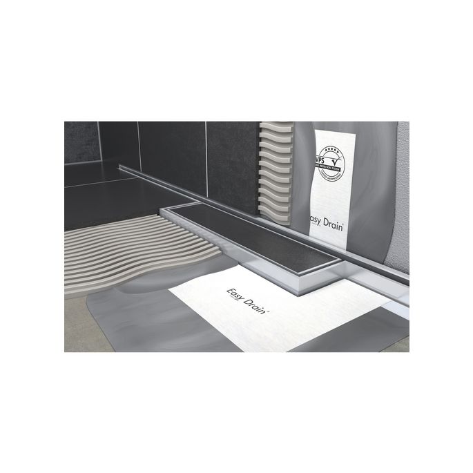 Easy Drain M-line MLINE90050 douchegoot 90cm zijuitloop