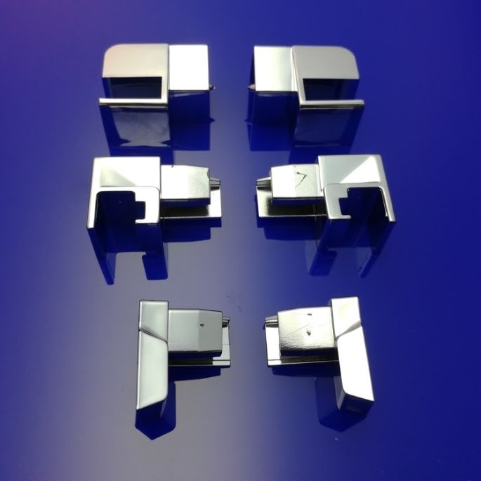 Koralle S320 2537398 koppelstukjes dorpel chroom