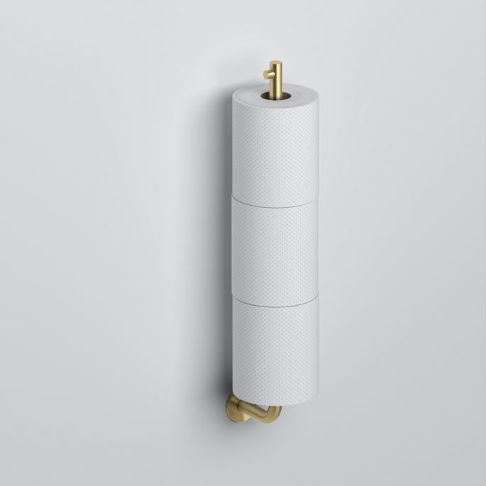 Clou Kaldur CL/09.05035.82 reserverolhouder goud geborsteld PVD