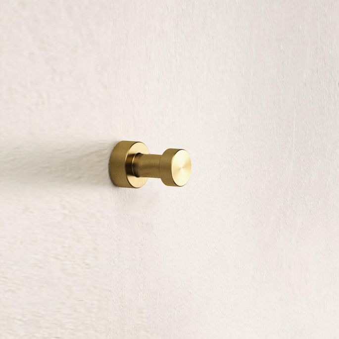 Geesa Nemox Brushed Gold 916513-07 handdoekhaak goud geborsteld