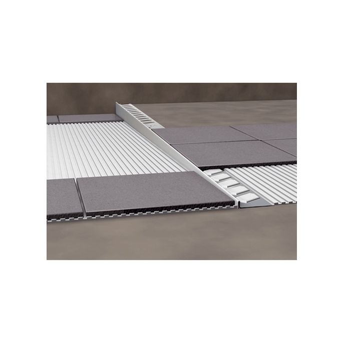 Blanke Aqua Keil 7552856080R afschotprofiel douchevloer 1480x8x32 rechts mat zwart