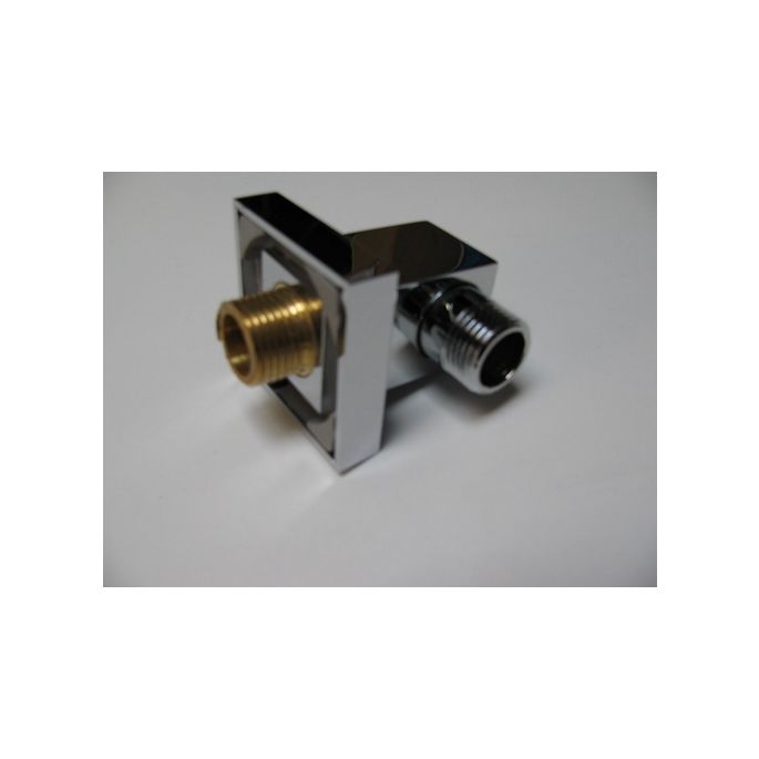 Bossini V00240 wandaansluitbocht chroom (OUTLET)