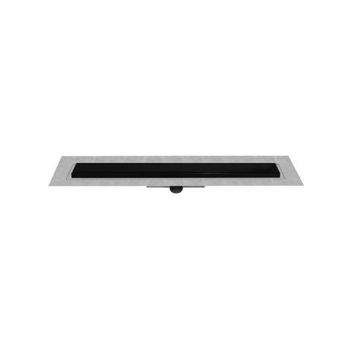 Easy Drain Compact 30 TAF Black EDM1TAFZM90030B douchegoot 90cm zijuitloop