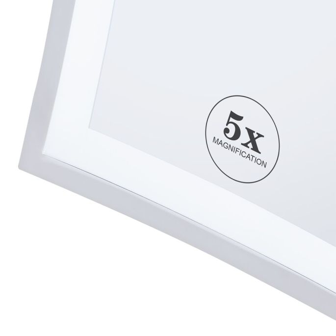 Geesa Mirror 911099 scheerspiegel 2-armig 5x vergrotend chroom