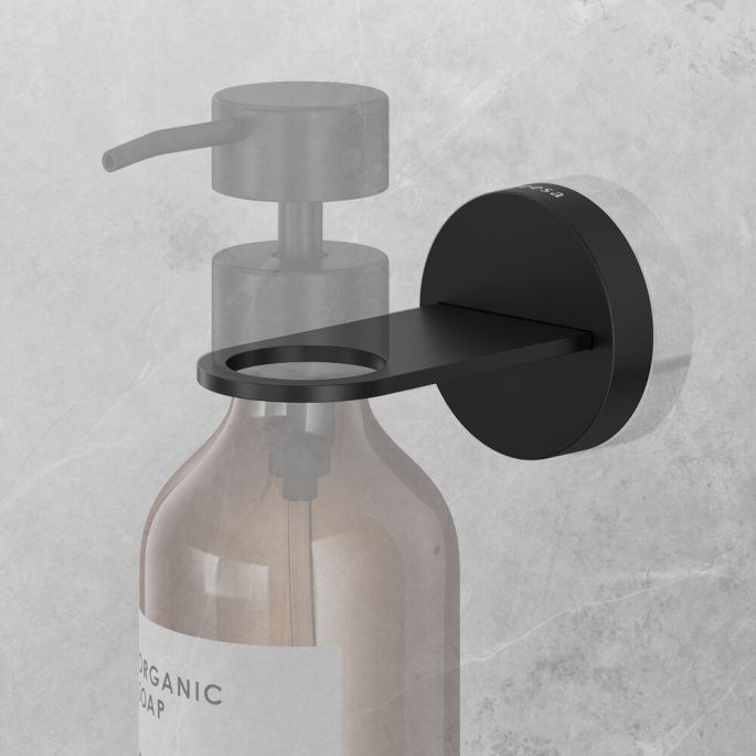 Geesa Hotel 91620-06 handzeep houder zwart