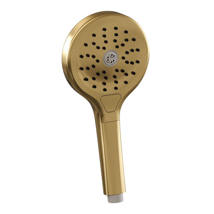 Brauer Carving 5-GG-119 thermostatische inbouw regendouche SET 23 goud geborsteld PVD