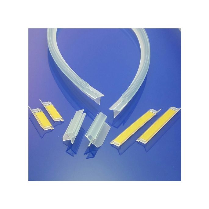 Huppe 1002, 069710 set afvoerprofielen voor 4-delige kwartronde hoekinstap