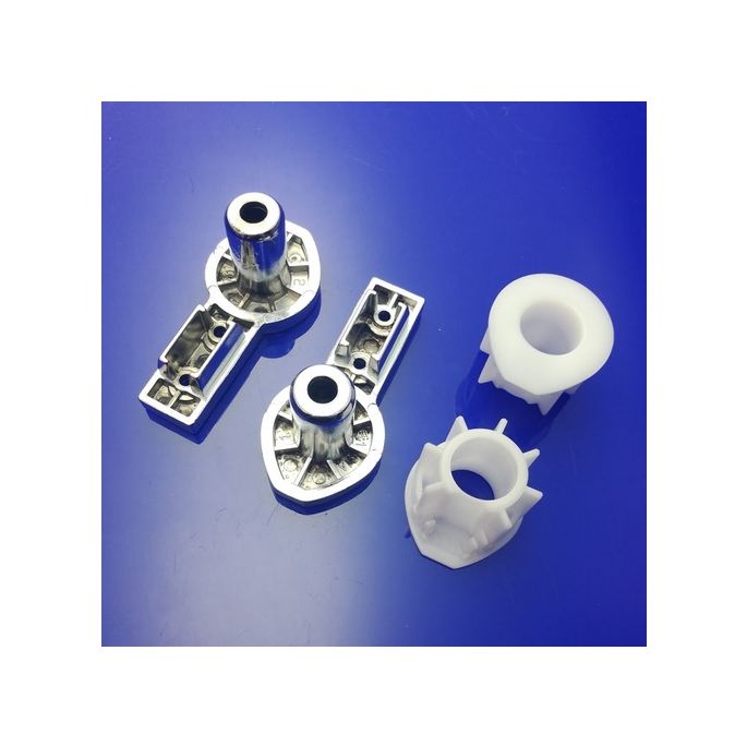 Novellini R04AUR-40 scharnierdelenset mat chroom