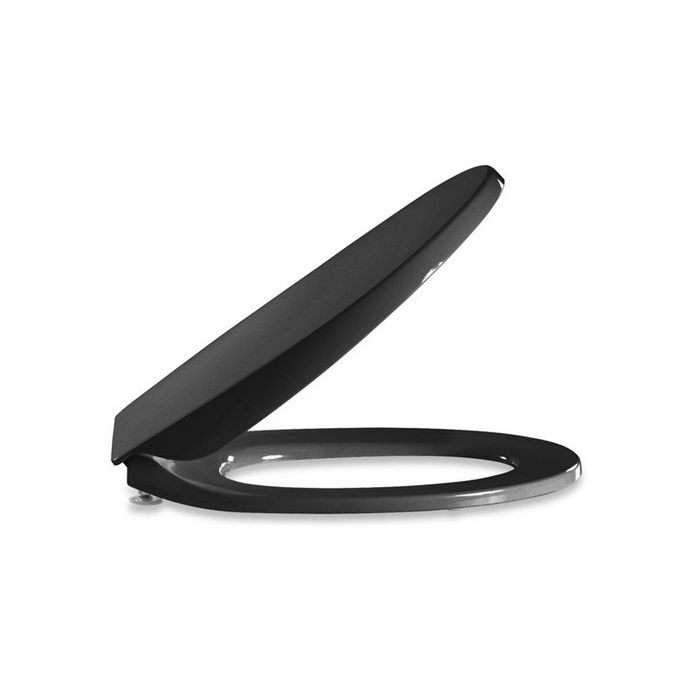 Pressalit Calmo 556001-D15999 toiletzitting met deksel zwart