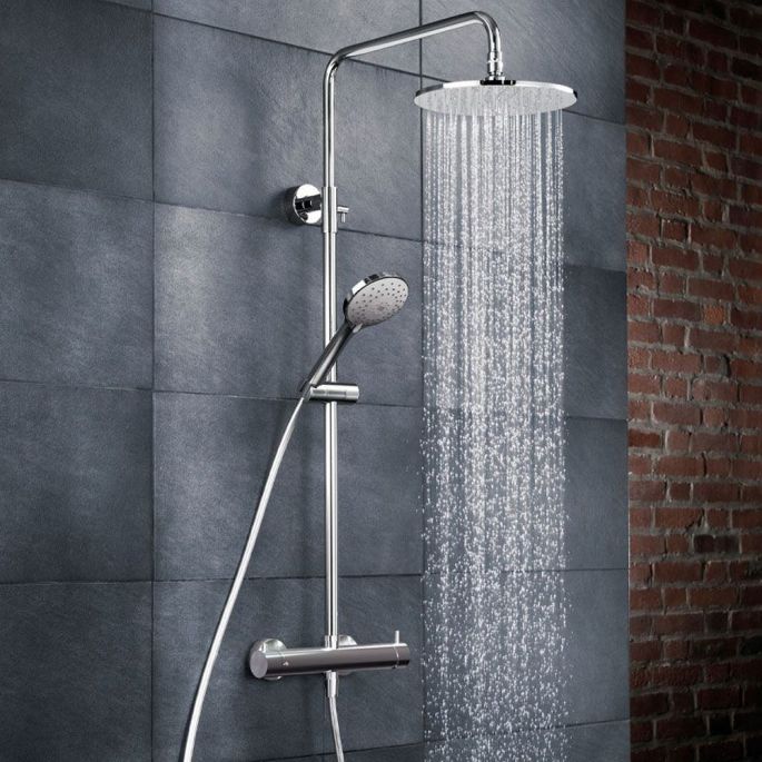 HSK RS 200 Mix rond 1006500 showerset met mengkraan chroom