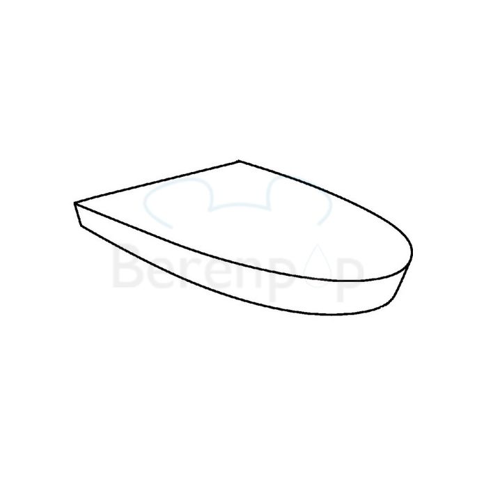 Geberit F1 574100000 toiletzitting met deksel wit
