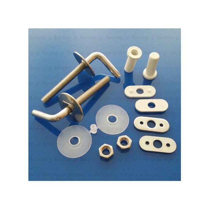 Geberit Renova 598165000 set van 2 scharnieren voor toiletzitting chroom