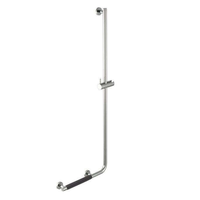 Geesa Comfort & Safety 915825-62-R douchestang met wandbeugel-R chroom