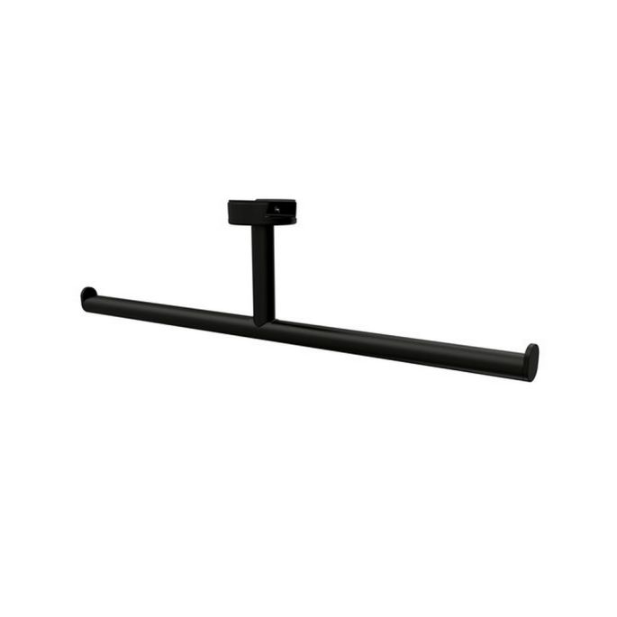 Geesa Leev 918212-06 toiletrolhouder zonder klep dubbel zwart