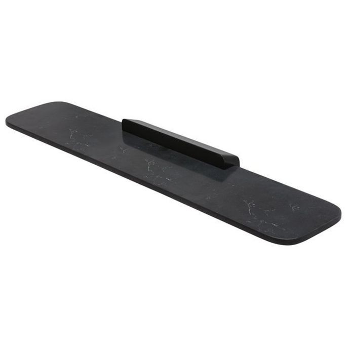 Geesa Shift Black 919901-06-M6 planchet met matzwarte marmerlook