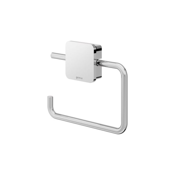 Geesa Topaz Chrome 917909-02-A toiletrolhouder zonder klep chroom