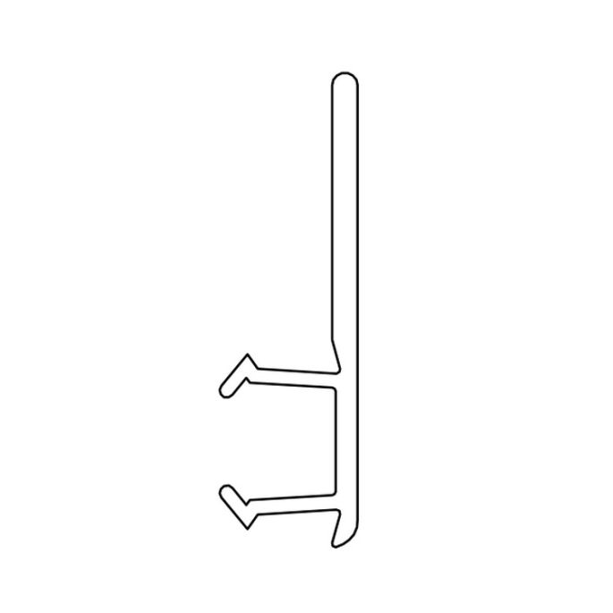 HSK E100066-6 verticaal afdichtingsprofiel 200cm
