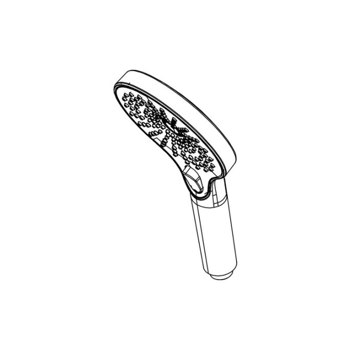 HSK Shower & Co! E98520-42-280 handdouche gunmetal