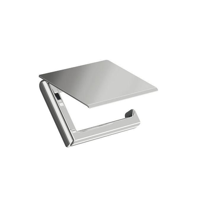 Inda Claire A71260CR toiletrolhouder met scharnierend deksel chroom