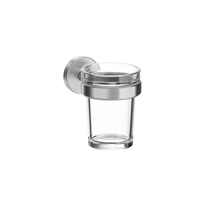 Inda Gealuna A1010ANE03 bekerhouder transparant helder glas/ mat zwart