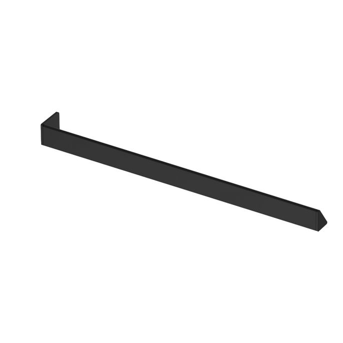 Inda Indissima A8815ANE vlag vormige handdoekstang mat zwart