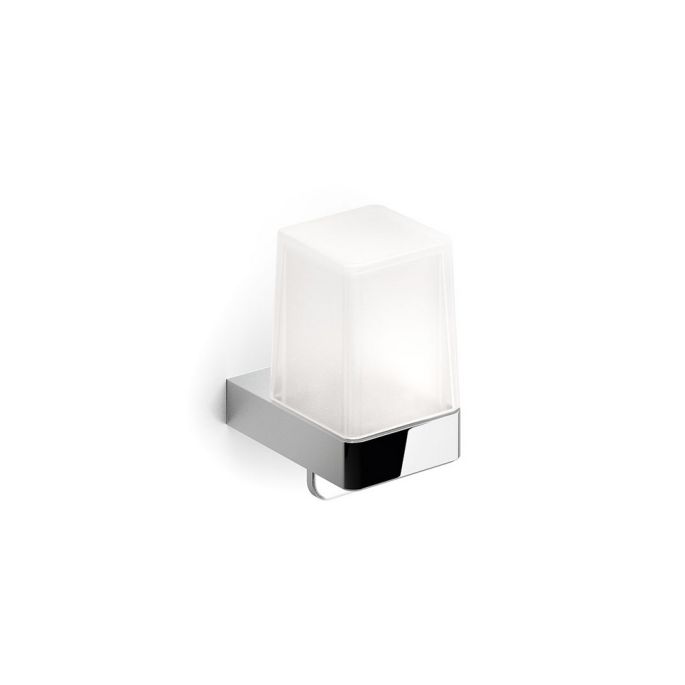 Inda Indissima A88670CR21 zeepdispenser met hendel chroom/ gesatineerd glas