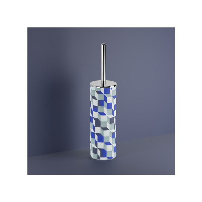 Inda MY Art Cubik AV014ACR02Y toiletborstelgarnituur chroom