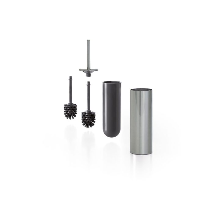 Inda MY Love AV014BAC toiletborstelgarnituur geborsteld nikkel