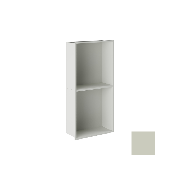 Inda MY Secret A80200CE inbouwnis 2 vakken omkeerbaar 305x610mm mat cemento