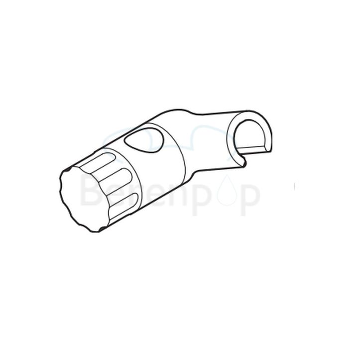 Hansgrohe 28672000 glijstuk voor Unica'88 en Unica'S glijstang chroom
