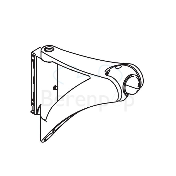 Hansgrohe 97117000 glijstuk voor Unica Raindance glijstang chroom *niet meer leverbaar*