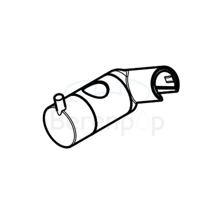 Hansgrohe 97651000 glijstuk voor Unica'S Puro glijstang chroom