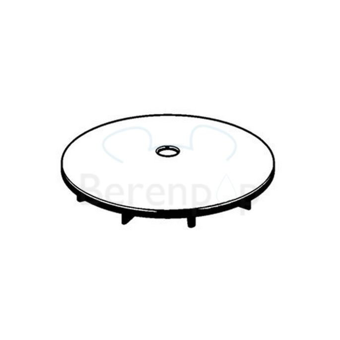 Kludi Tasso 90 7137005-00 afdekplaatje voor douchesifon ø116mm chroom