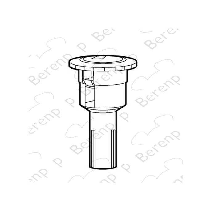 Sphinx S8H785000 druktoets + afdekkap chroom (voor uitstroommechanisme 14, 15, 16, 17, 18) *niet meer leverbaar*