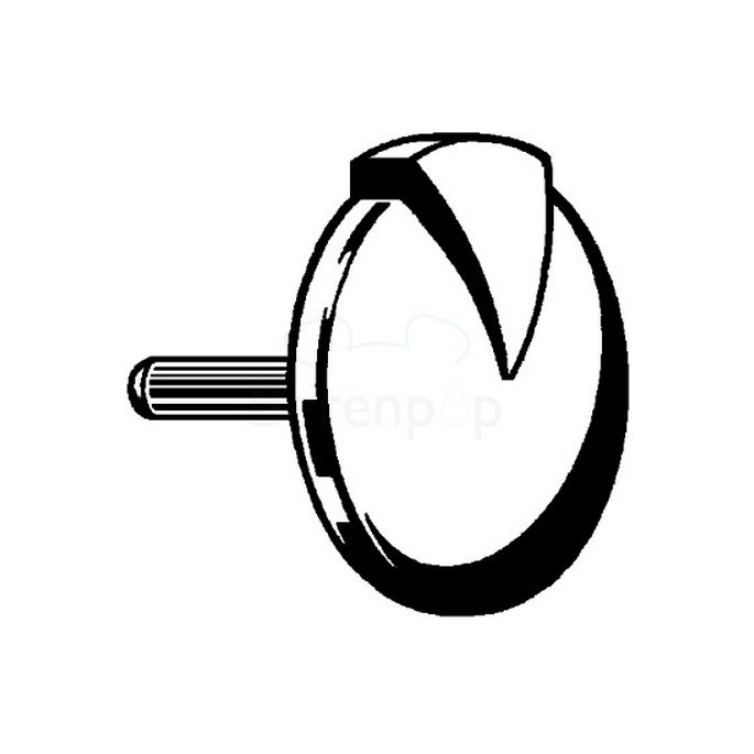 Viega Multiplex 280949 draaiknop voor badwaste chroom