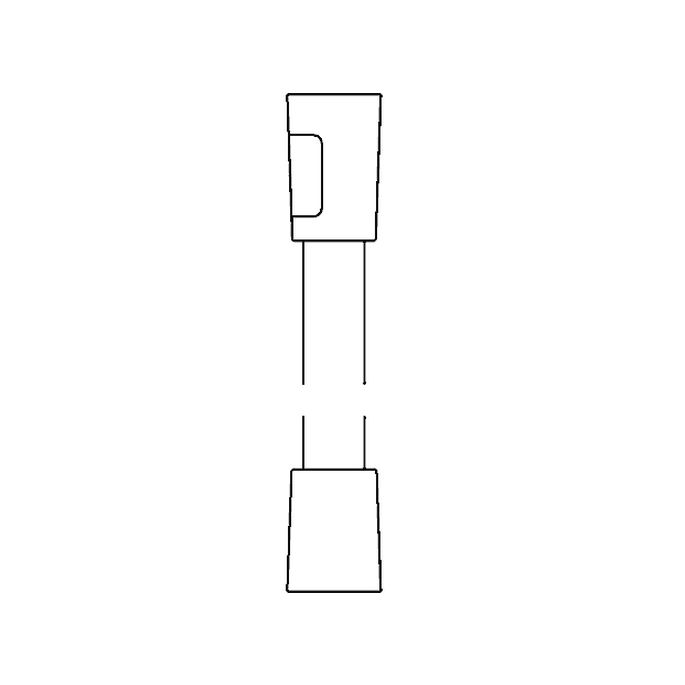Hansa 54120400 Silverjet doucheslang 125cm chroom